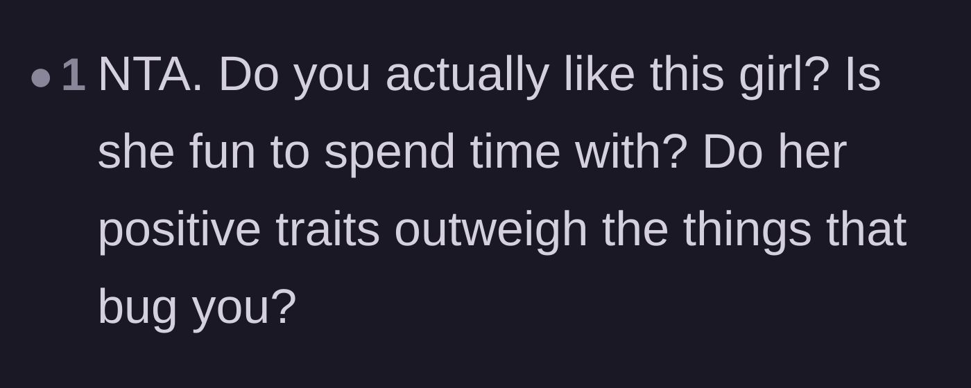 Comment thread 4 - A blunt question asking if the main character even likes this friend anymore.