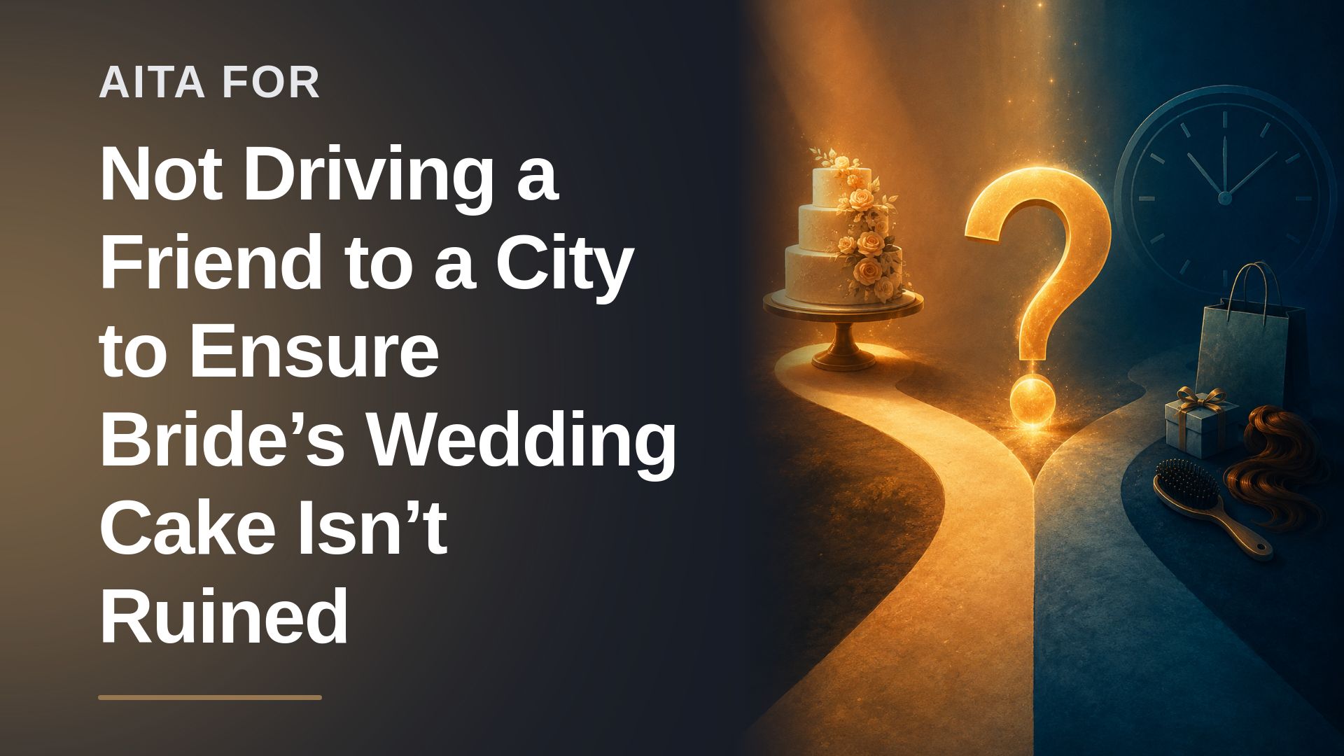 The Boundary-Setting Friend Who Refused to Chauffeur a Delusional Baker on Wedding Eve