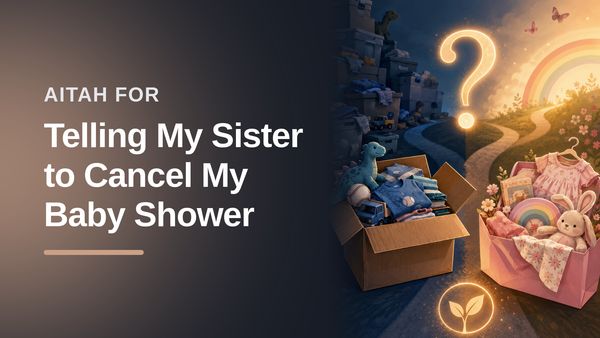 The Boundary-Setting Sister Who Canceled Her Own Baby Shower To Stop A Narcissistic Sibling's 'Generosity