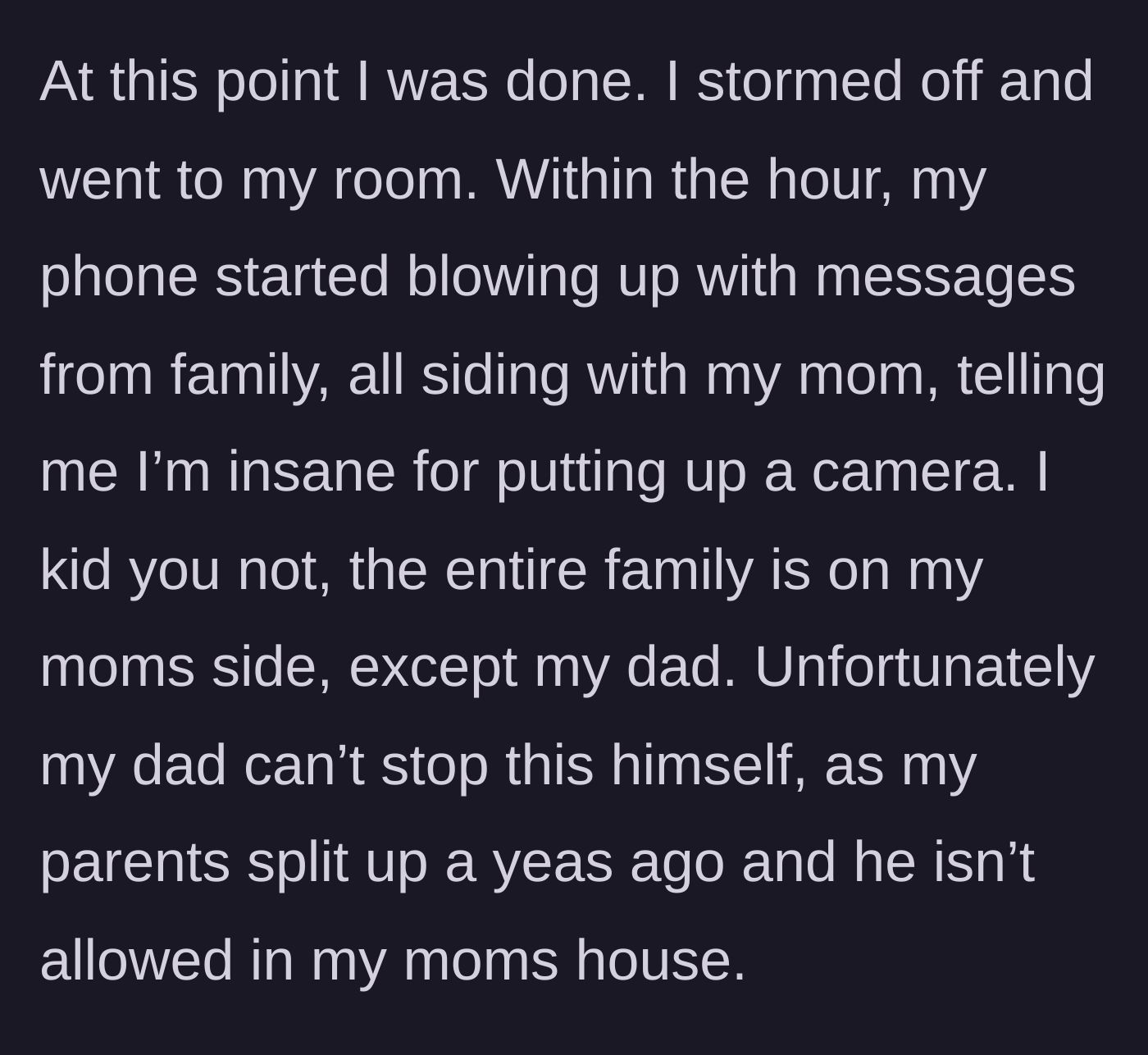 Story part 7 - A phone screen flooded with angry text messages from relatives.