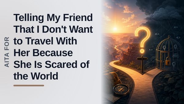 The Fed-Up Friend Who Drew the Line Against Her Paranoid Travel Buddy