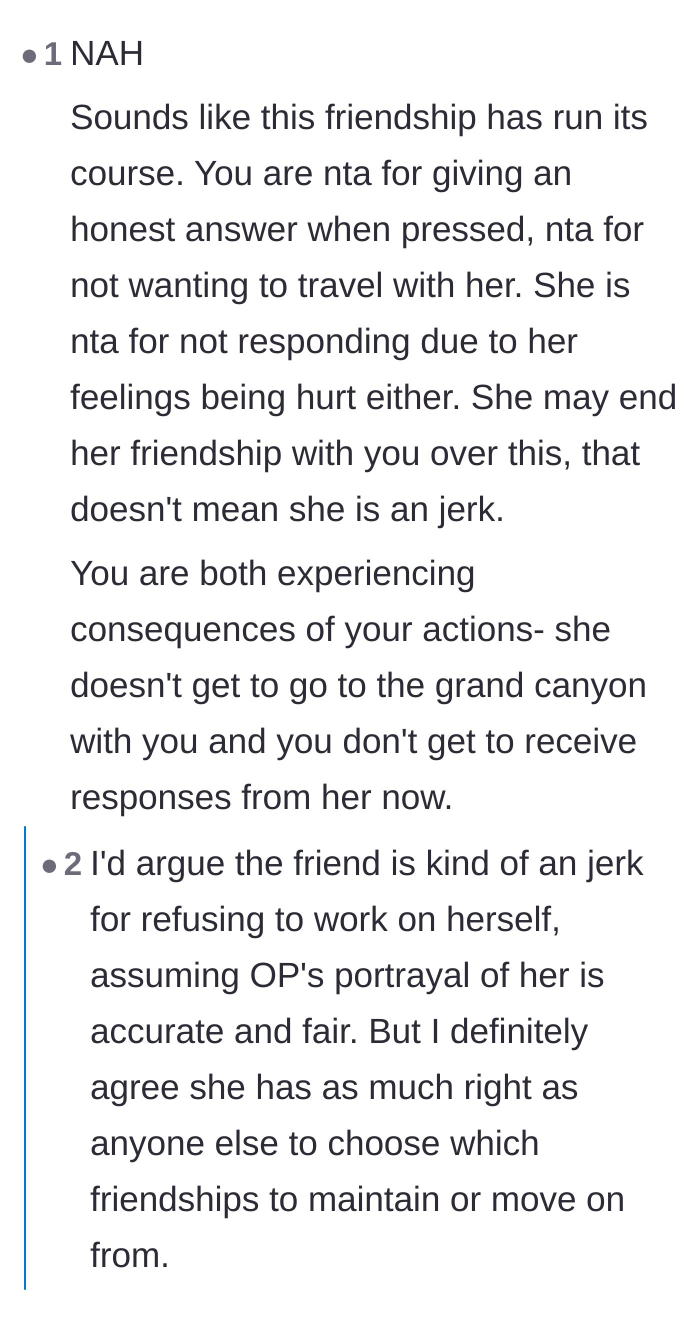 Comment thread 5 - A deep debate on whether someone is a bad person for refusing therapy and making their untreated anxiety everyone else's problem.