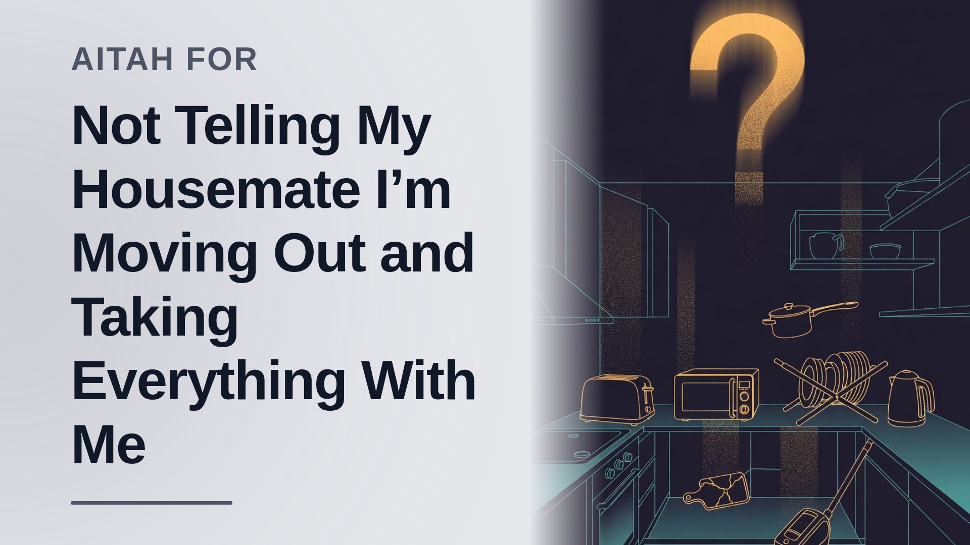 The Fed-Up Roommate Who Ghosted The Ultimate Freeloader