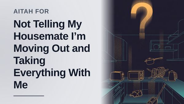 The Fed-Up Roommate Who Ghosted The Ultimate Freeloader