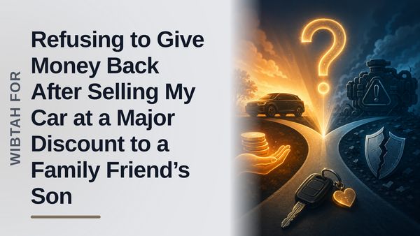 The Generous Donor Who Slashed His Car Price Against The Desperate Buyer Demanding A Post-Sale Refund