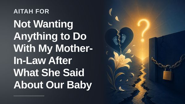 The Grieving Mother Who Severed Ties With The Gaslighting Monster-In-Law Over An Unforgivable Betrayal