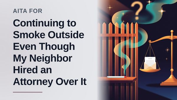 The Harassed Tenant Who Held Their Ground Against An Entitled Neighbor's Bizarre Lawsuit Threat