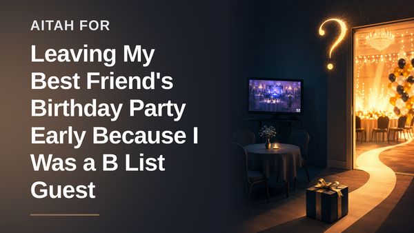 The Loyal Bestie Who Walked Out On Her Childhood Friend's 'Main Character' Birthday Party