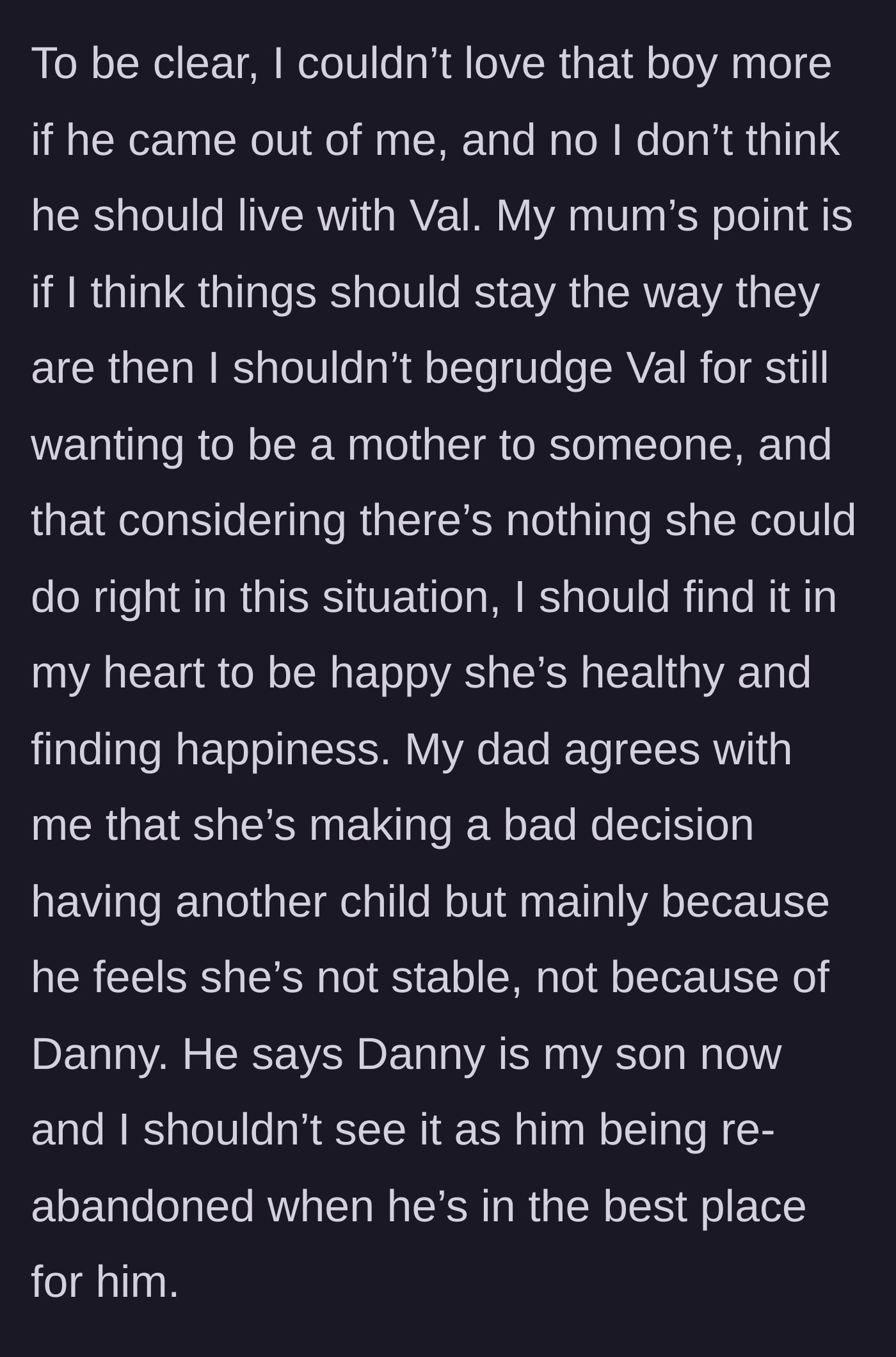 Story part 6 - The grandparents weigh in, with the grandmother demanding an apology and the grandfather saying the boy is safe.