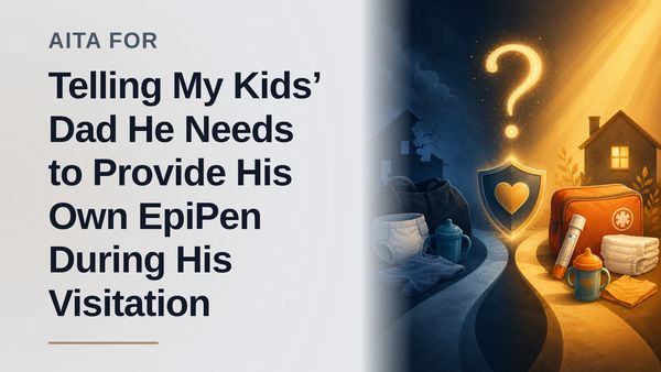 The Protective Mother Who Drew the Line Against a Deadbeat Ex's EpiPen Entitlement