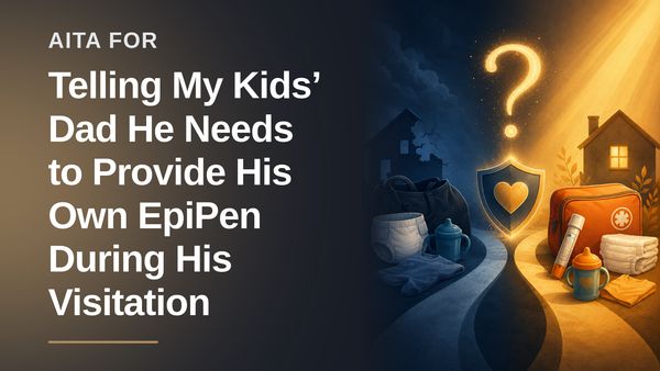 The Protective Mother Who Drew the Line Against a Deadbeat Ex's EpiPen Entitlement