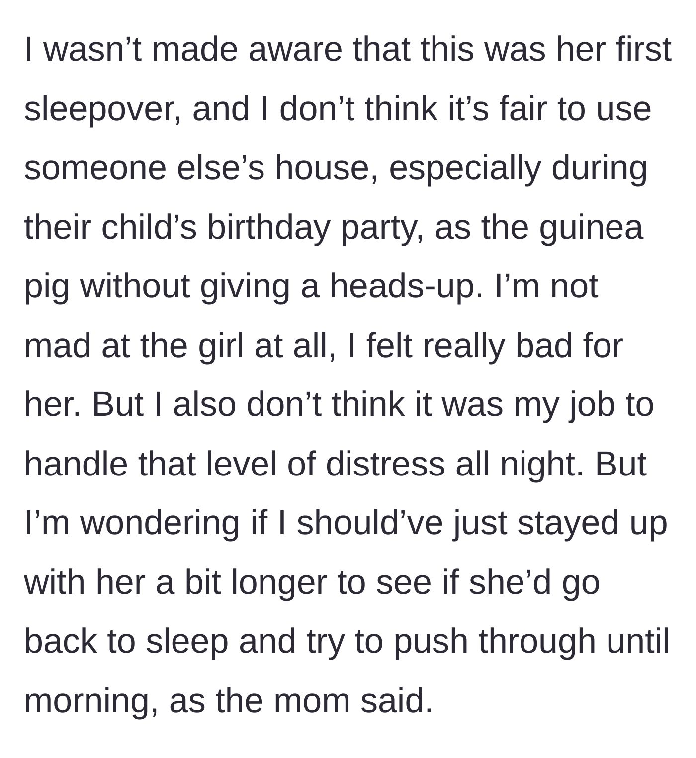 Story part 4 - Frustrated single mom wondering if she did the right thing by calling the child's mother.