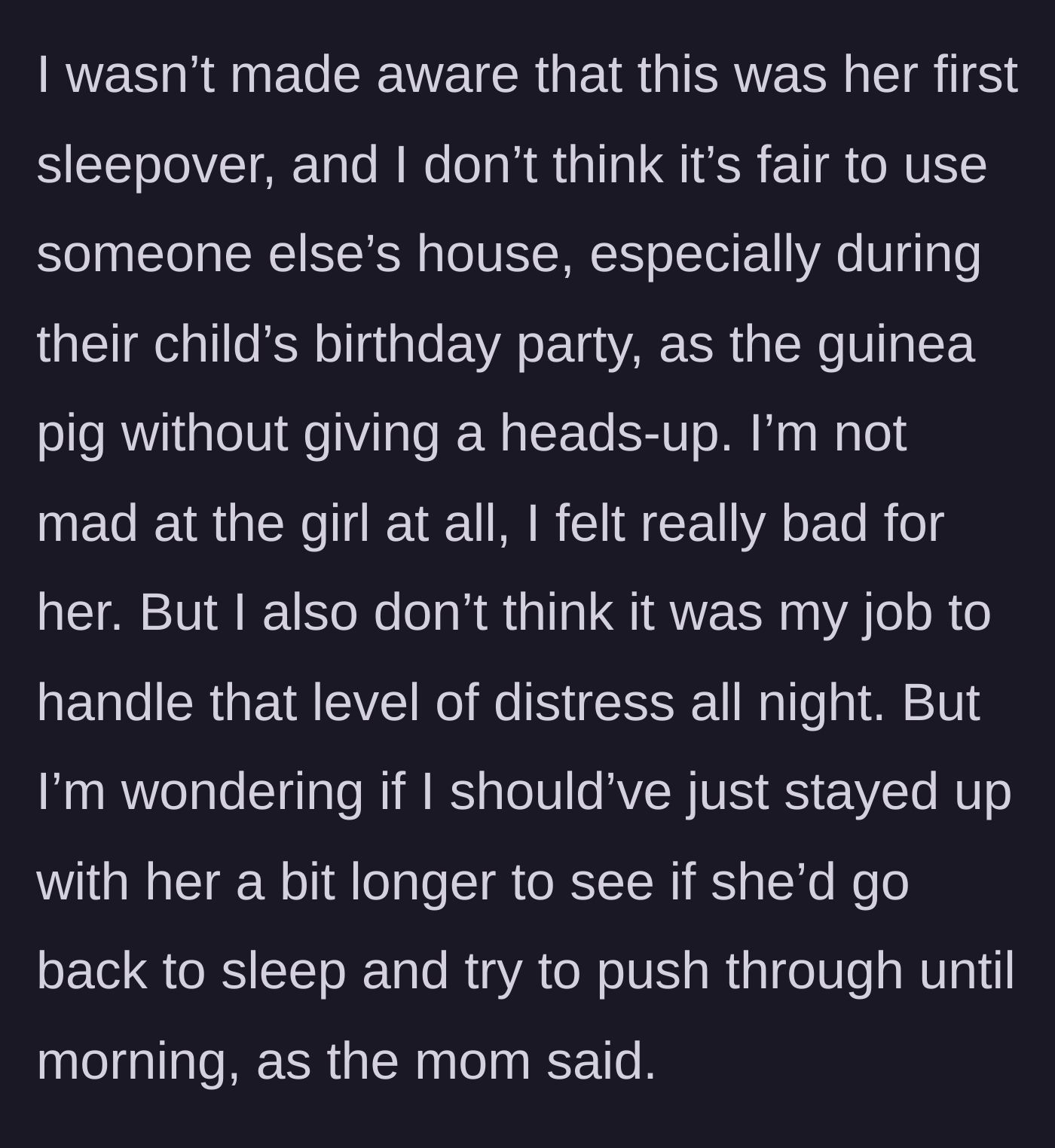 Story part 4 - Frustrated single mom wondering if she did the right thing by calling the child's mother.