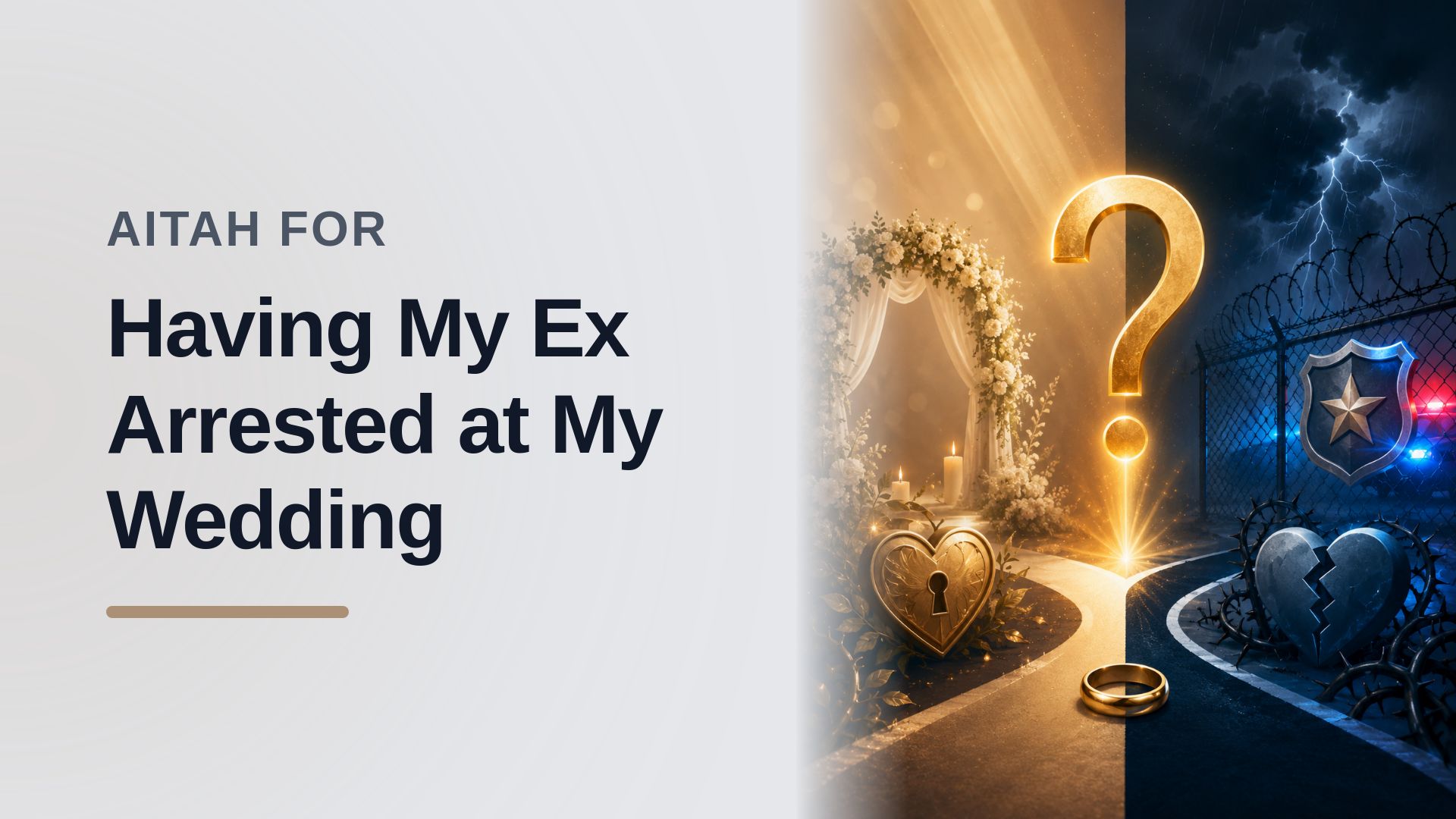 The Vindicated Groom Who Enforced The Law Against His Stalker Ex, And Lost His Bride's Support