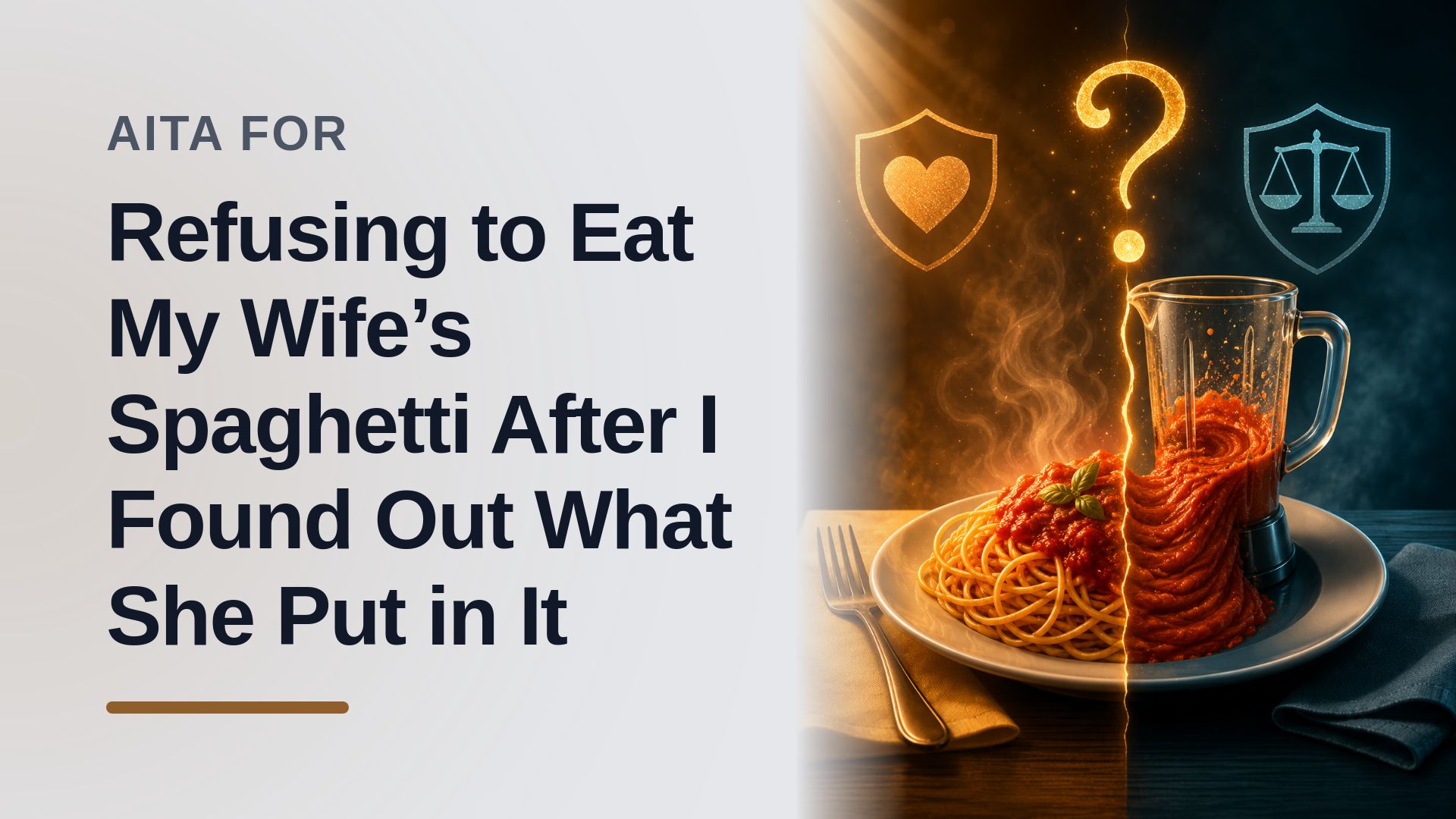 The Trusting Husband Who Drew the Line Against His Mad Scientist Wife's Bizarre Spaghetti Secret